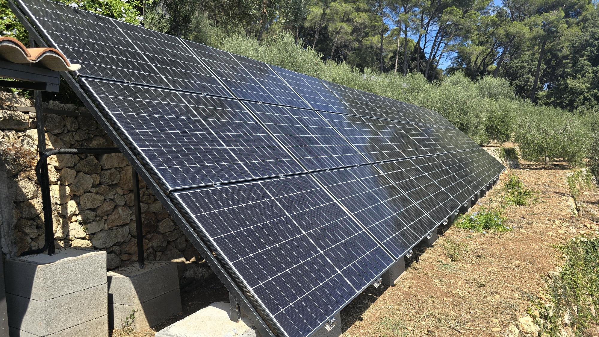 panneaux photovoltaïques Grasse - Installation présentation